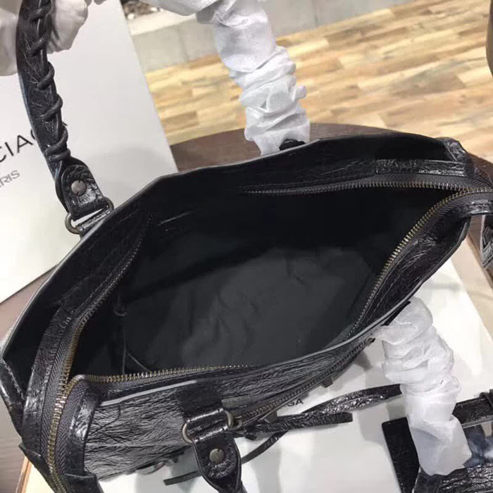 BALENCIAG巴黎世家 Balenciaga city 機車包 限量 原廠爆裂紋羊皮 塗鴉字母 手提肩背斜挎包  BL1700